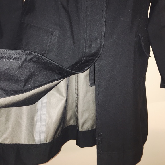 Banana republic black trench coat - Picture 3 of 4